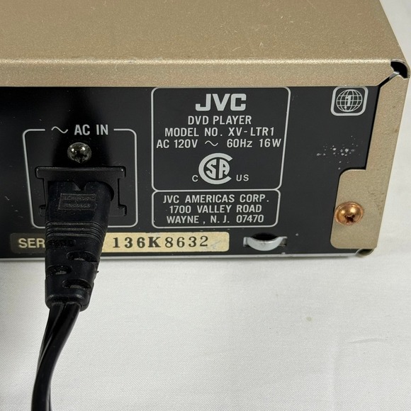 JVC XV-LTR1 DVD/CD Player Home Theater System *NO REMOTE* *TESTED-WORKS* - Picture 3 of 8